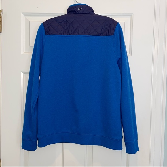 Vineyard Vines SHEP Shirt Quarter zip BOYS XL (18) - Picture 2 of 6